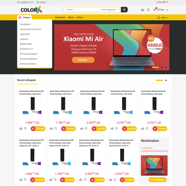 Colorix - Tema magazin Aweb / DropShipping