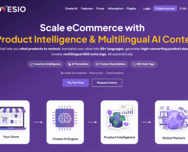 Ovesio Saas for eCommerce